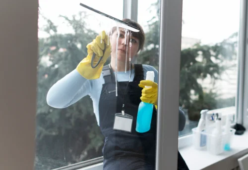 Nettoyage de vitres intérieures et extérieures à Sainte-Marie-du-Mont